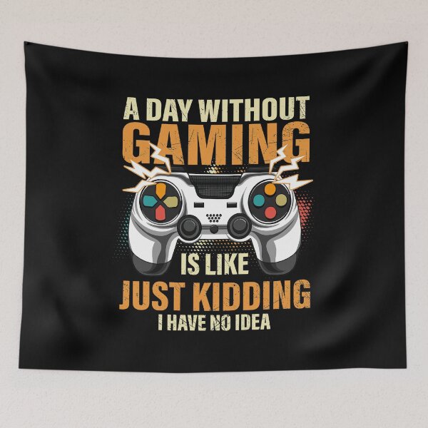 Item preview, A Day Without Video Games Funny Video Gamer Gaming Gift designed and sold by shophia-art.