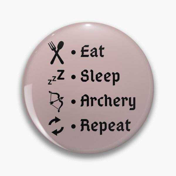 Item preview, Eat Sleep Archery Repeat Funny T-shirt men gift women gift designed and sold by InnovantDesigns.