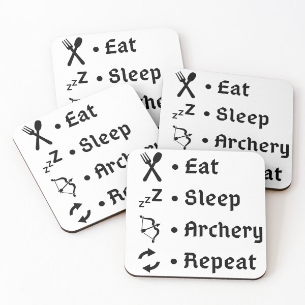 Item preview, Eat Sleep Archery Repeat Funny T-shirt men gift women gift designed and sold by InnovantDesigns.
