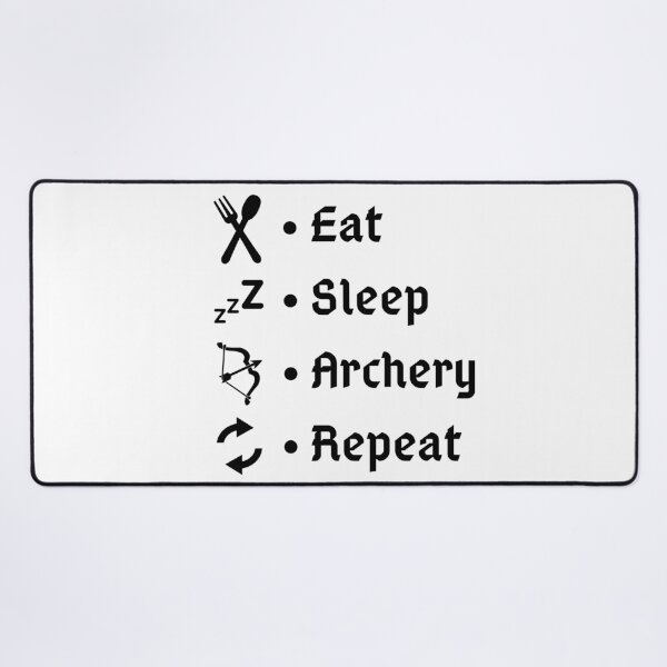 Item preview, Eat Sleep Archery Repeat Funny T-shirt men gift women gift designed and sold by InnovantDesigns.