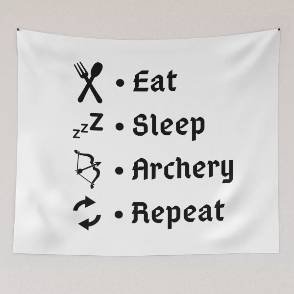Item preview, Eat Sleep Archery Repeat Funny T-shirt men gift women gift designed and sold by InnovantDesigns.