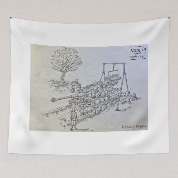 Item preview, Tank new engine in the operation. designed and sold by Pattanapong Pongampai.