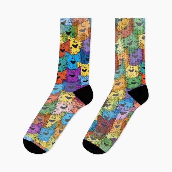 Item preview, Colorful cats pattern. designed and sold by DaliaSabryTee.