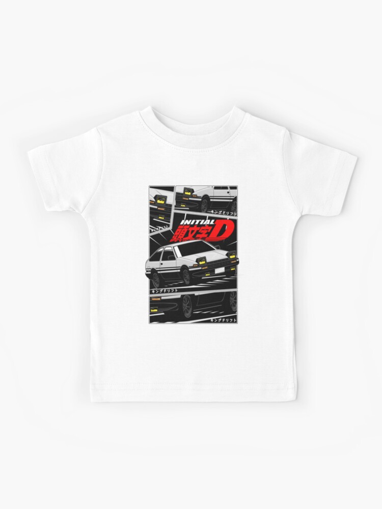 Initial D Manga Style Anime Long Sleeve T-Shirt Tee