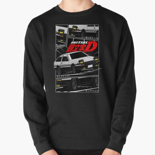 Initial D Ae86 Classic Fire T Shirt Cotton 6XL Initial D Ae86 Fire Epic  Cool Panda Trueno Drift Japan Manga 90s Anime Vintage