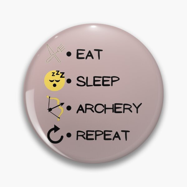 Item preview, Eat Sleep Archery Repeat Funny T-shirt men gift women gift designed and sold by InnovantDesigns.
