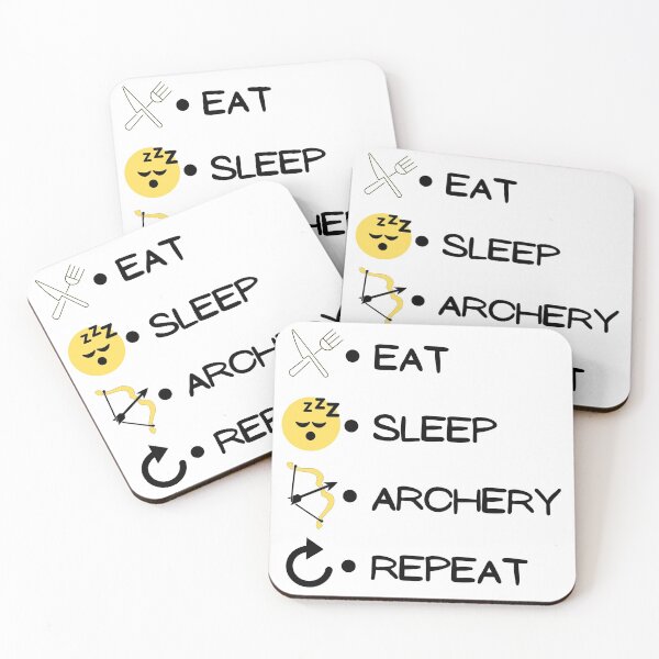 Item preview, Eat Sleep Archery Repeat Funny T-shirt men gift women gift designed and sold by InnovantDesigns.
