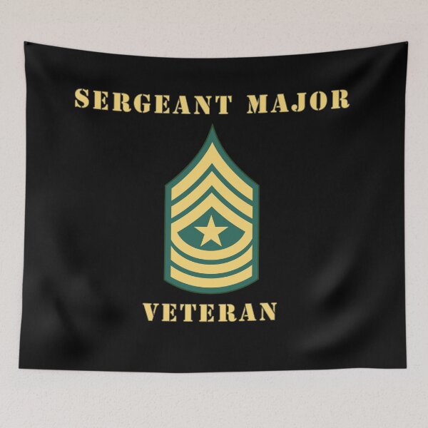 Item preview, Army - Sergeant Major - SGM - Veteran designed and sold by Military Insignia Products.