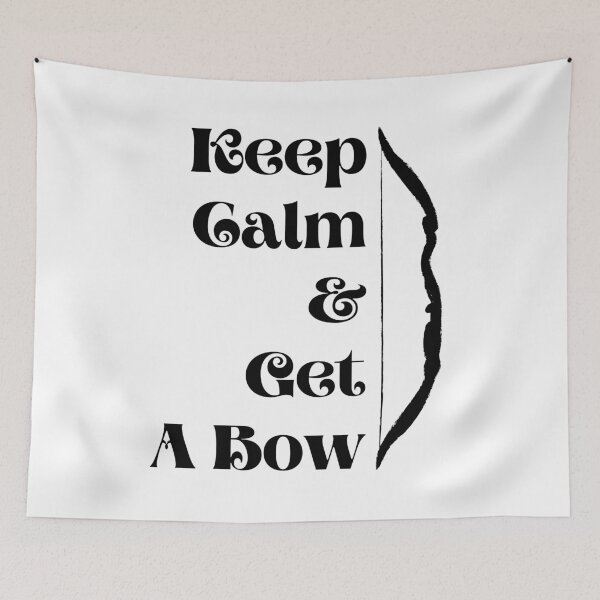 Item preview, Keep Calm and Get A Bow Funny T-shirt men gift women gift designed and sold by InnovantDesigns.