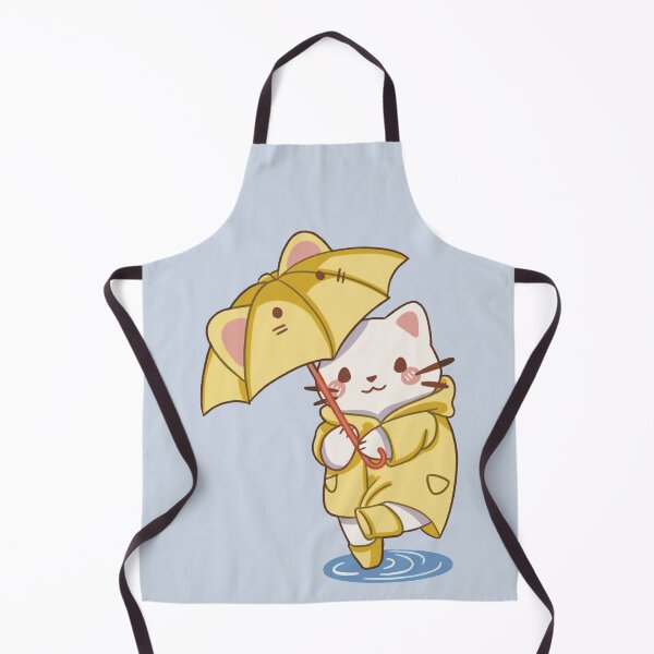 Item preview, Kawaii Raincoat cat designed and sold by Kawaii-Bappa.