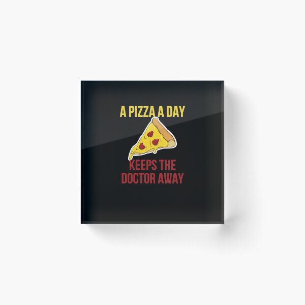 Item preview, In Pizza we Trust, A Pizza a Day Keeps the Doctor away designed and sold by DiensDesign.