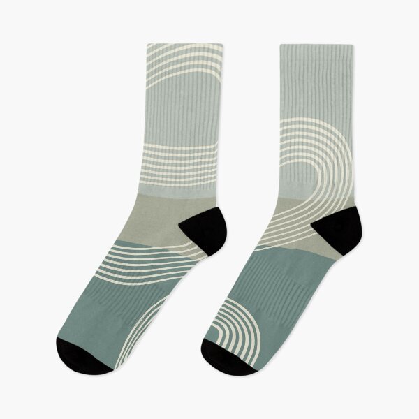 Item preview, Abstract lines color block (sage) designed and sold by Aimio.
