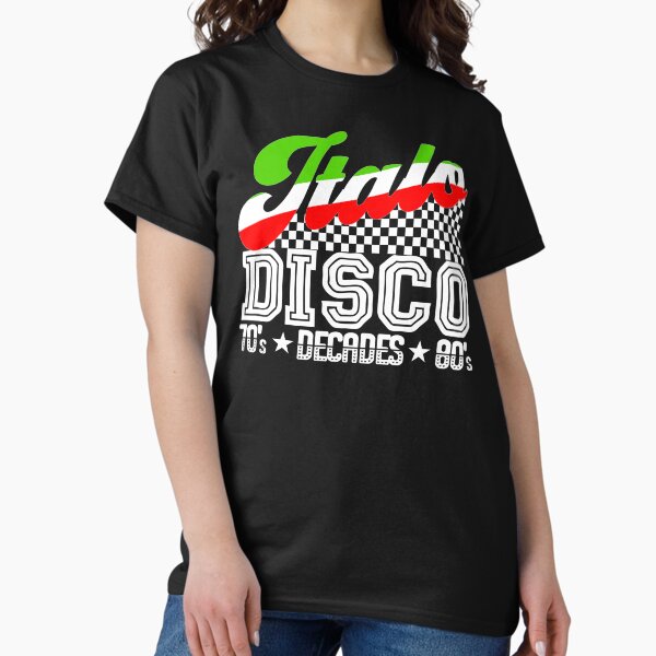 Item preview, Italo Disco Fever Decades Black designed and sold by Graphroad.