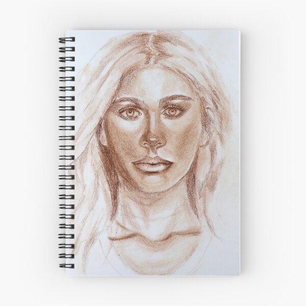 Item preview, Young Woman Portrait Graphics Art by Helen Berk designed and sold by HelenBerkArt.