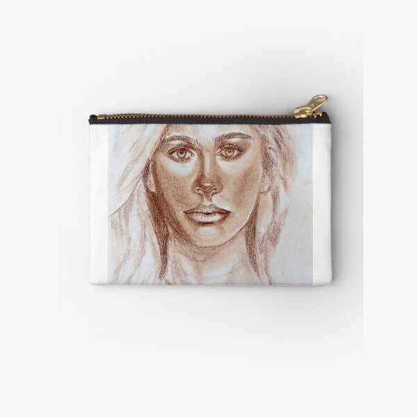 Item preview, Young Woman Portrait Graphics Art by Helen Berk designed and sold by HelenBerkArt.