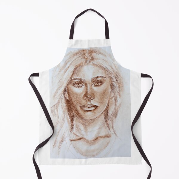 Item preview, Young Woman Portrait Graphics Art by Helen Berk designed and sold by HelenBerkArt.