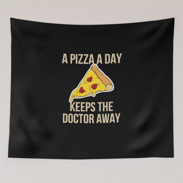 Item preview, In Pizza we Trust, A Pizza a Day Keeps the Doctor away designed and sold by DiensDesign.