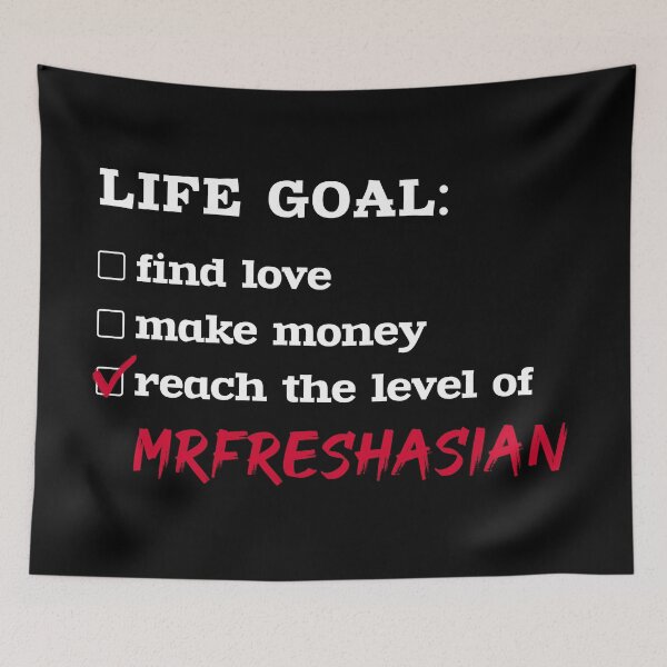 Item preview, Life goal - MrFreshAsian designed and sold by 2Girls1Shirt.