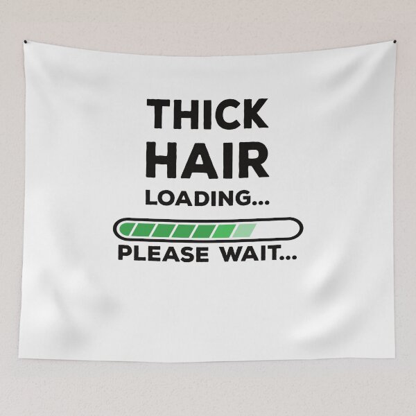 Item preview, Thick Hair loading... design for a bald guy designed and sold by ZzCorezZ.
