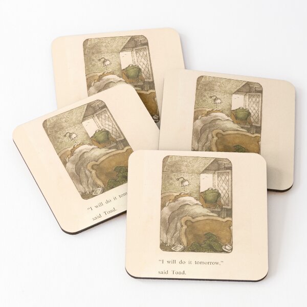 Item preview, Frog And Toad I will Do It Tomorrow designed and sold by Aluria.