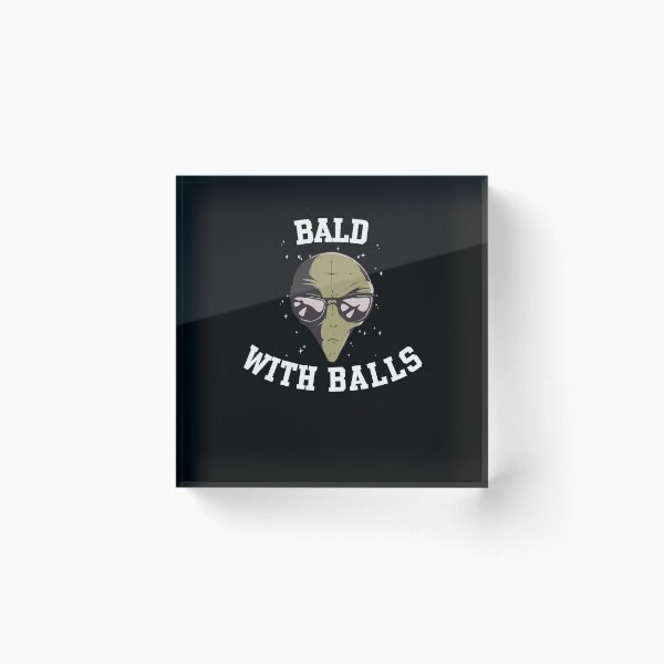 Item preview, Bald with Balls Alien Head design for a bald guy designed and sold by ZzCorezZ.