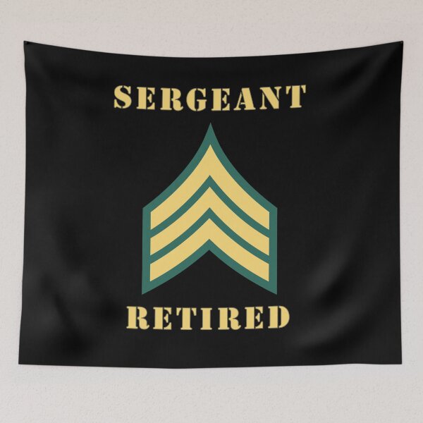 Item preview, Army - Sergeant - SGT - Retired designed and sold by Military Insignia Products.