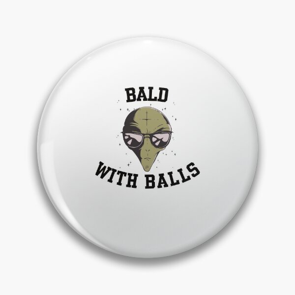 Item preview, Bald with Balls Alien Head design for a bald guy designed and sold by ZzCorezZ.