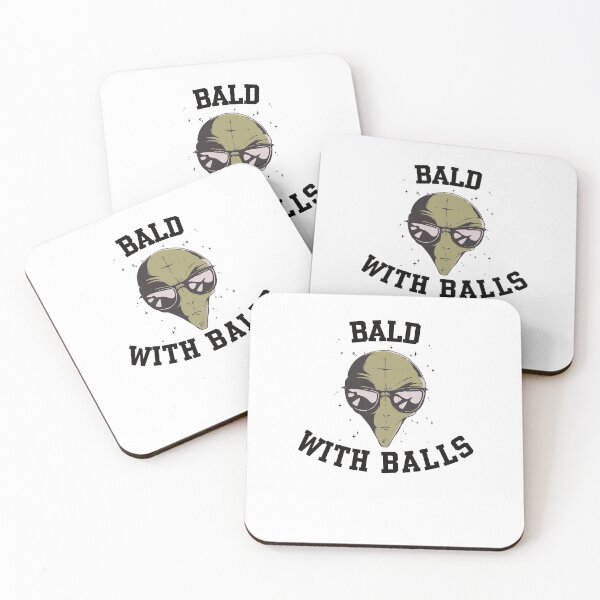 Item preview, Bald with Balls Alien Head design for a bald guy designed and sold by ZzCorezZ.