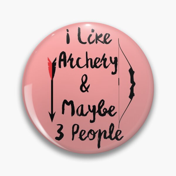 Item preview, I Like Archery & Maybe 3 People Funny T-shirt men gift women gift designed and sold by InnovantDesigns.