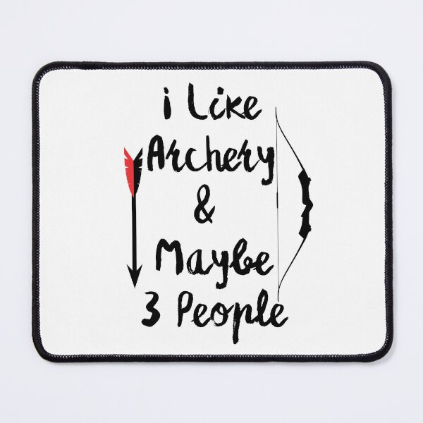 Item preview, I Like Archery & Maybe 3 People Funny T-shirt men gift women gift designed and sold by InnovantDesigns.