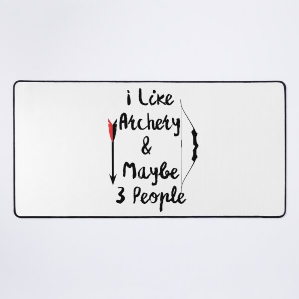 Item preview, I Like Archery & Maybe 3 People Funny T-shirt men gift women gift designed and sold by InnovantDesigns.