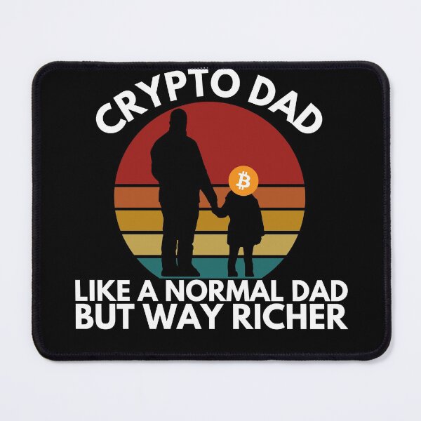 Item preview, Funny Crypto Saying - Crypto Dad, Cryptocurrency Investor designed and sold by nft-millionaire.