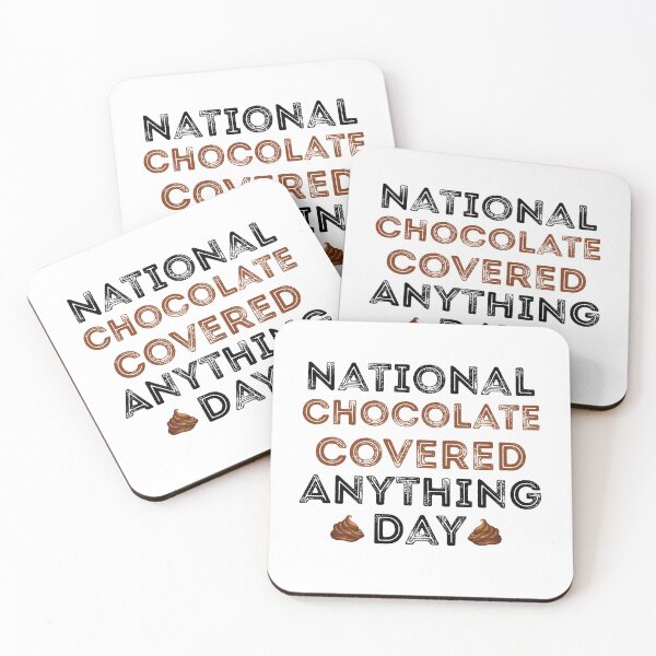 Item preview, National Chocolate Covered Anything Day, Chocolate Chip Day  designed and sold by Mouadox ★★★★★.