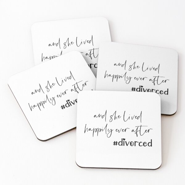 Item preview, and she lived happily ever after divorced, Support Squad, Divorcee Party Just Divorced AF, Divorce Announcement, Feminist designed and sold by joygift369.