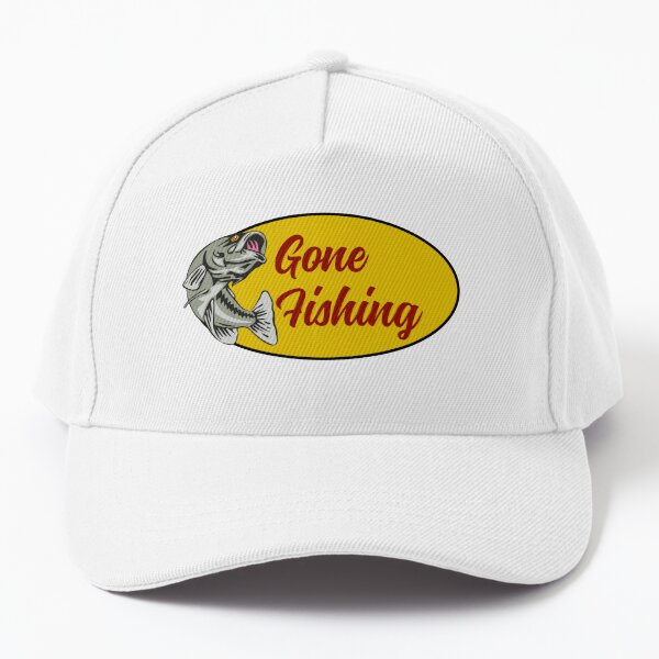 Gone Fishing Cap for Sale by PoeticDesign