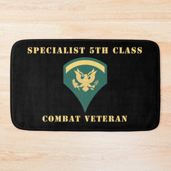 Item preview, Army - Specialist 5th Class - SP5 - Combat Veteran - V1 designed and sold by Military Insignia Products.