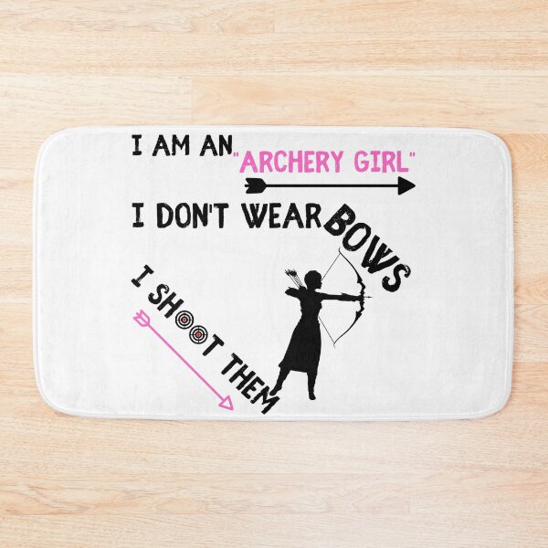 Item preview, Archery Girl, I don't wear bows I shoot them! Funny T-shirt  women gift designed and sold by InnovantDesigns.