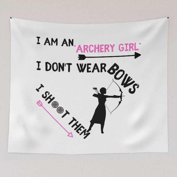 Item preview, Archery Girl, I don't wear bows I shoot them! Funny T-shirt  women gift designed and sold by InnovantDesigns.