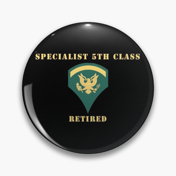 Item preview, Army - Specialist 5th Class - SP5 - Retired - V1 designed and sold by Military Insignia Products.