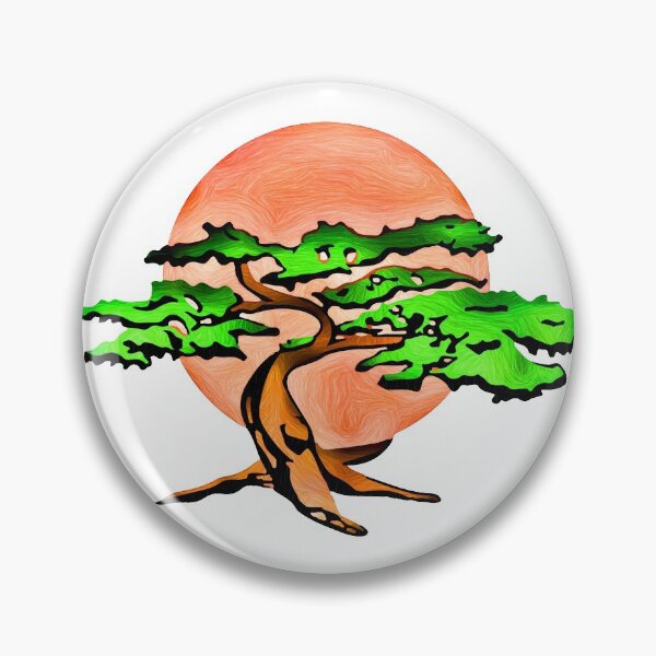 Item preview, Miyagi Bonsai Tree Drawing designed and sold by SavageRootsMMA.