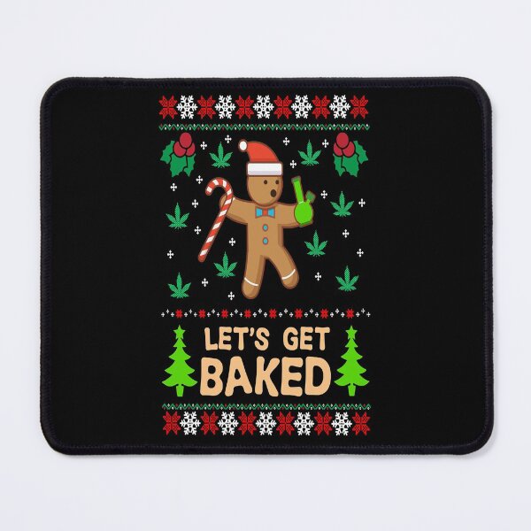 Item preview, Lets Get Baked Cookie Weed Xmas Ugly Christmas Sweater designed and sold by PartiesbytheBun.