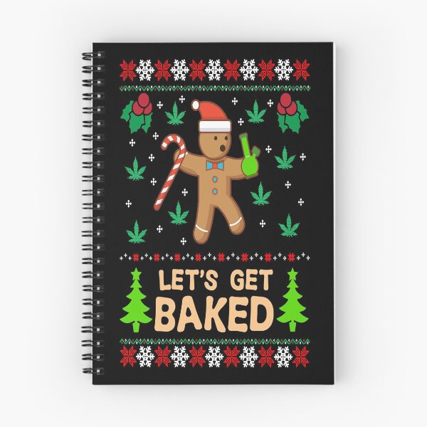 Item preview, Lets Get Baked Cookie Weed Xmas Ugly Christmas Sweater  designed and sold by PartiesbytheBun.