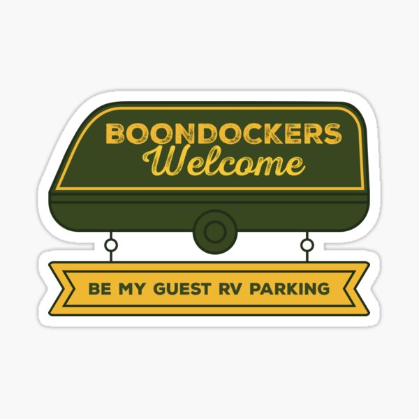 Boondockers Welcome Sticker