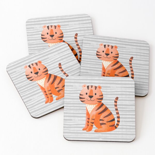 Item preview, Orange Baby Tigers designed and sold by KrisInStitches.