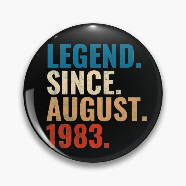 Item preview, Legend Since August 1983 Retro Vintage designed and sold by Teelogic.