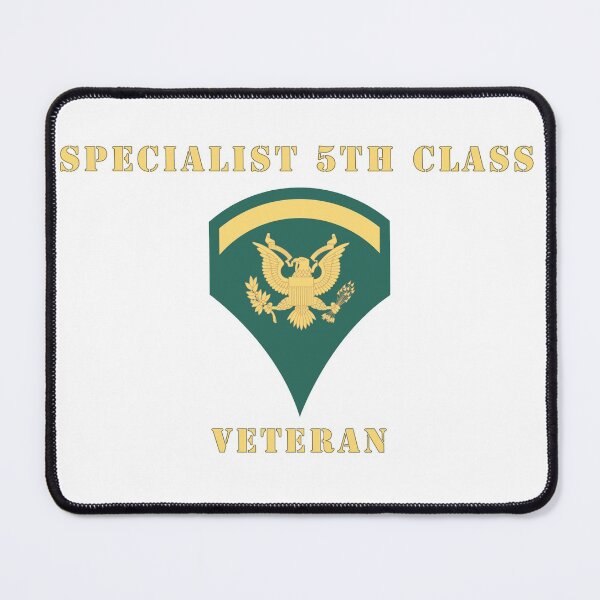 Item preview, Army - Specialist 5th Class - SP5 - Veteran - V1 designed and sold by Military Insignia Products.