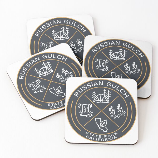 Item preview, Russian Gulch State Park Heraldic Logo designed and sold by VanyaKar.
