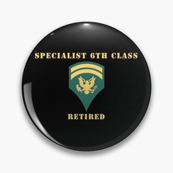 Item preview, Army - Specialist 6th Class - SP6 - Retired - V1 designed and sold by Military Insignia Products.