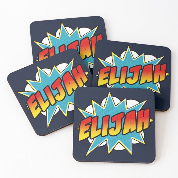 Item preview, Boys Elijah Name Comic Book Superhero designed and sold by Rixta82.