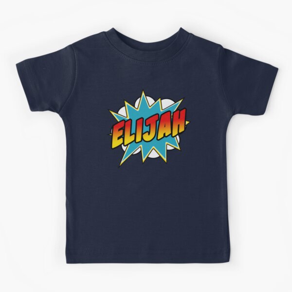 Item preview, Boys Elijah Name Comic Book Superhero designed and sold by Rixta82.